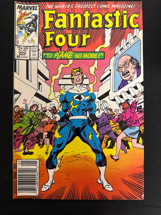 Fantastic Four #302  Newsstand VF- (7.5)