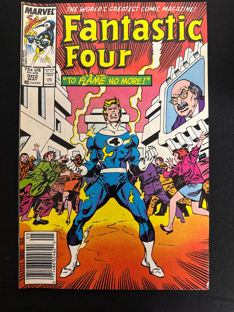Fantastic Four #302  Newsstand VF- (7.5)