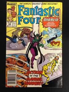 Fantastic Four #308  Newsstand VF (8.0)