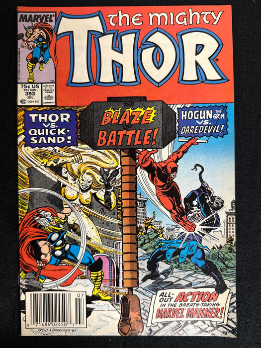 Thor #393 Newsstand VF- (7.5)