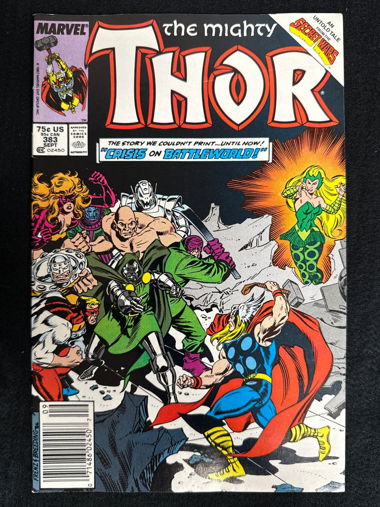 Thor #383  Newsstand VF (8.0)