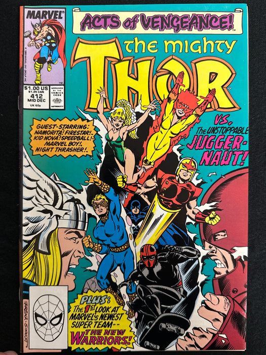 Thor #412  Newsstand NM- (9.2)