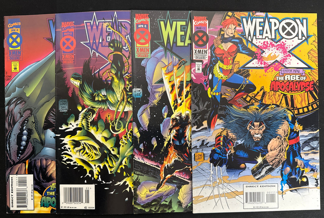 Weapon X #  1-4 VF+ (8.5)