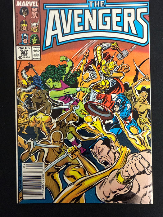 Avengers #283  Newsstand VF (8.0)