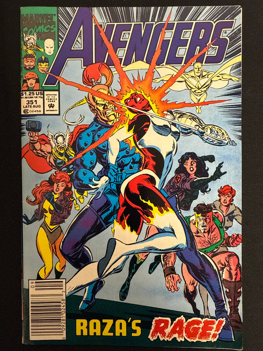 Avengers #351  Newsstand VF+ (8.5)