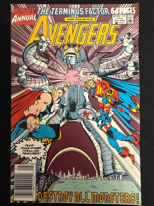 Avengers Annual # 20 Newsstand VF- (7.5)