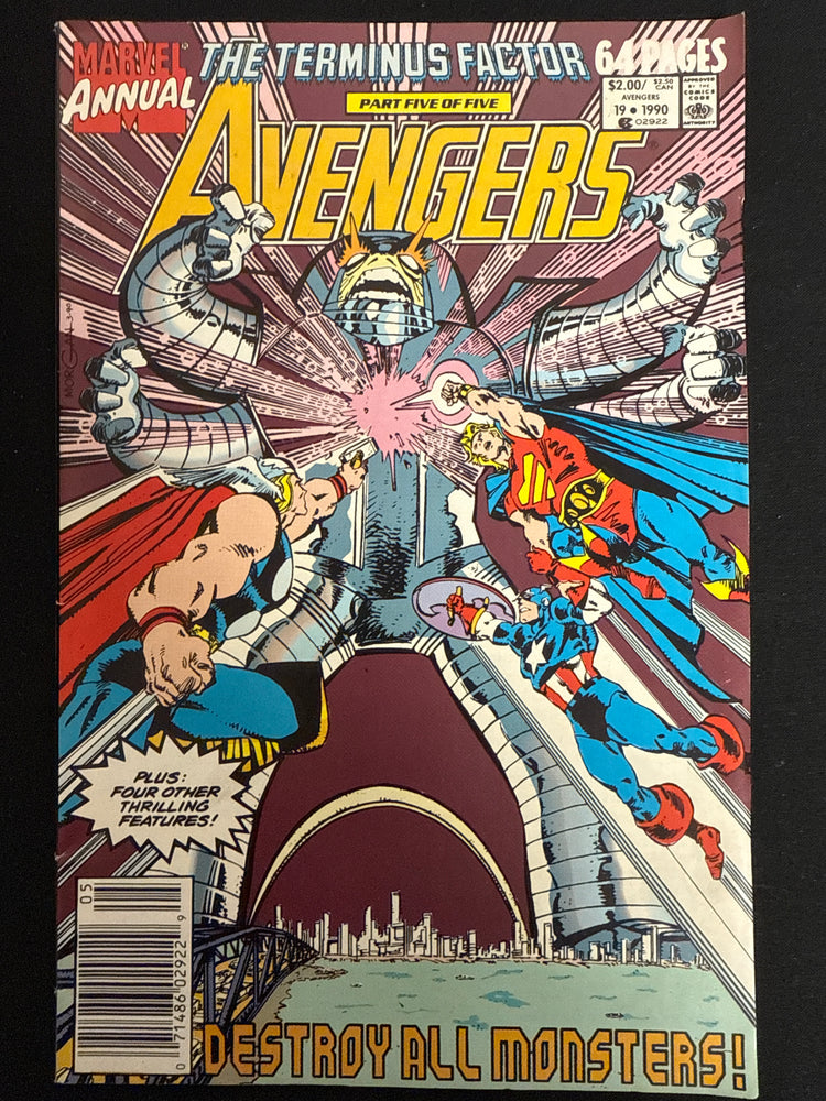 Avengers Annual # 20 Newsstand VF- (7.5)