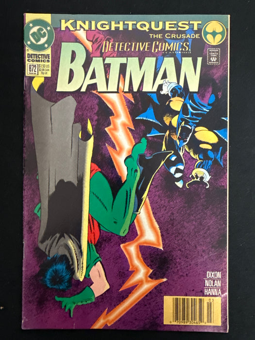 Detective Comics #672  Newsstand VF- (7.5)