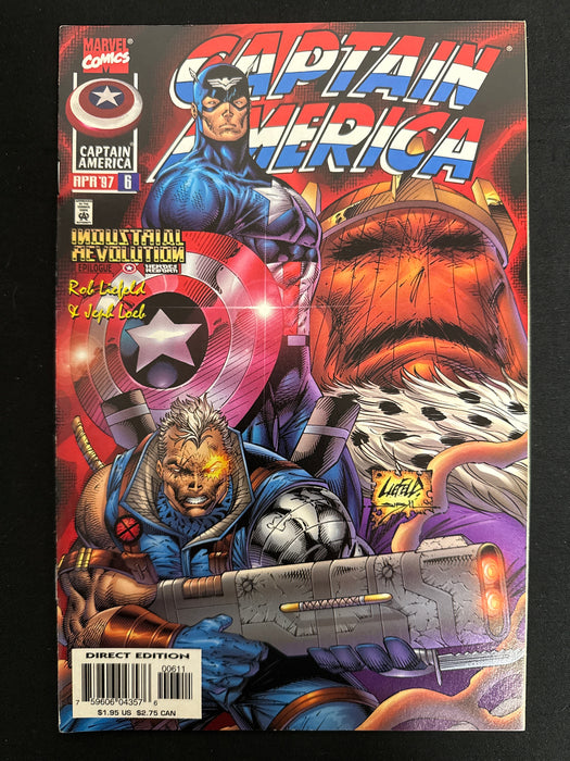 Captain America #  6 Vol. 2 NM- (9.2)