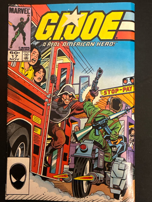 G.I. Joe, a Real American Hero # 17 VG/FN (5.0)
