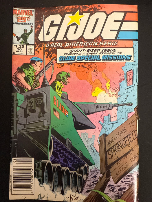 G.I. Joe, a Real American Hero # 50 Newsstand FN- (5.5)