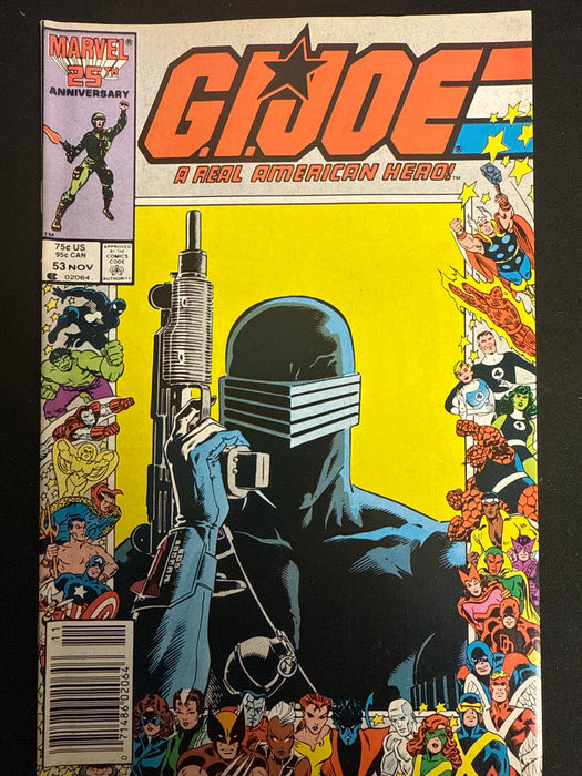 G.I. Joe, a Real American Hero # 53 Newsstand FN/VF (7.0)