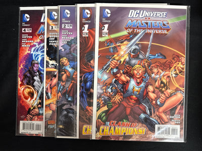 DC Universe vs. Masters of the Universe # 1-4 NM+ (9.6)