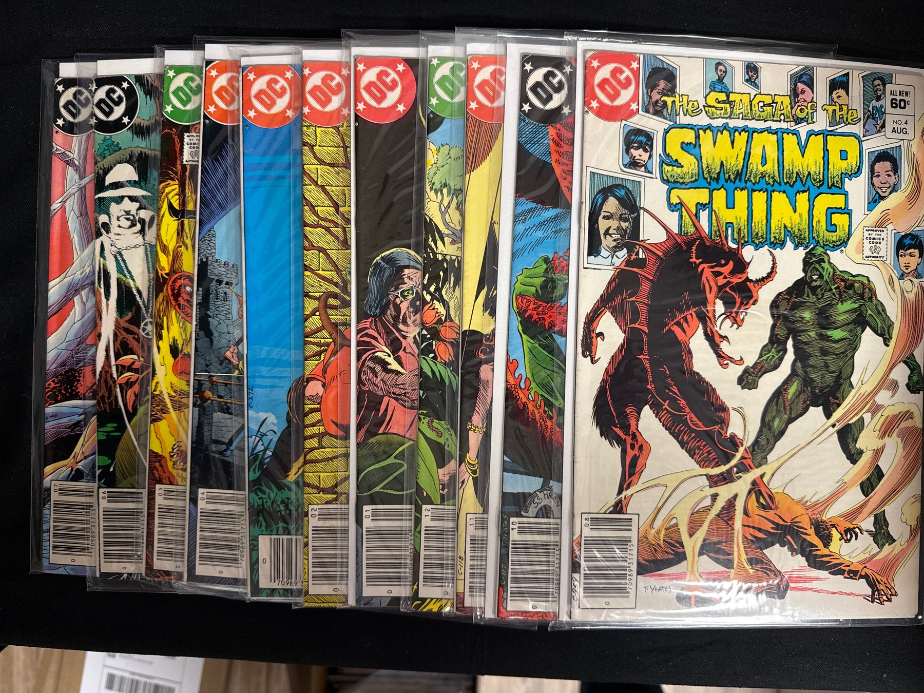 Saga of Swamp Thing Lot #4,6-15 VG+ (4.5) 11 Issues