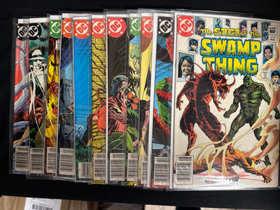 Saga of Swamp Thing Lot #4,6-15 VG+ (4.5) 11 Issues