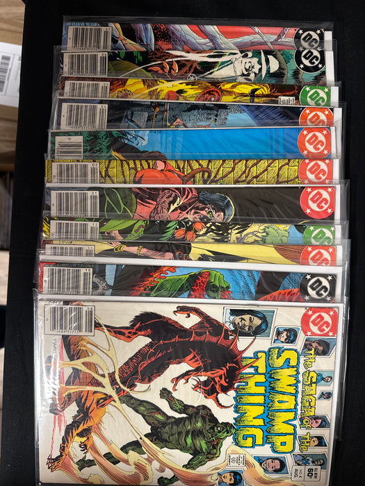 Saga of Swamp Thing Lot #4,6-15 VG+ (4.5) 11 Issues