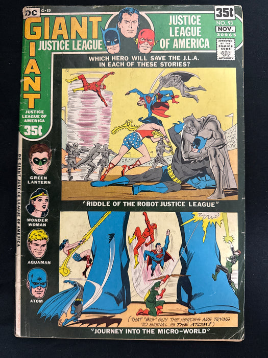 Justice League of America # 93  VG (4.0)