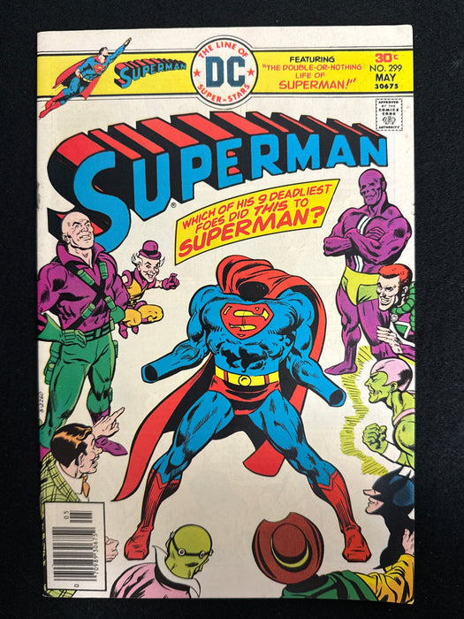 Superman #299 VF+ (8.5)