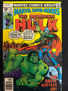 Marvel Super-Heroes # 66 30¢ VF (8.0)