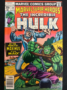 Marvel Super-Heroes # 72  VF (8.0)