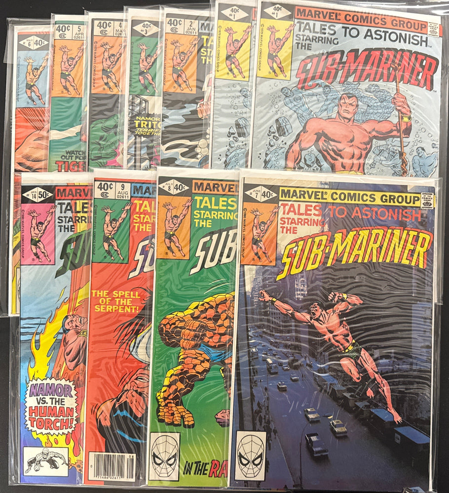 Tales to Astonish #1-9,14 Vol. 2 FN/VF (7.0) 11 Issues