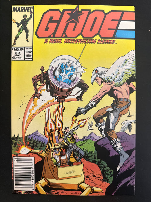 G.I. Joe, a Real American Hero # 59 Newsstand VF+ (8.5)