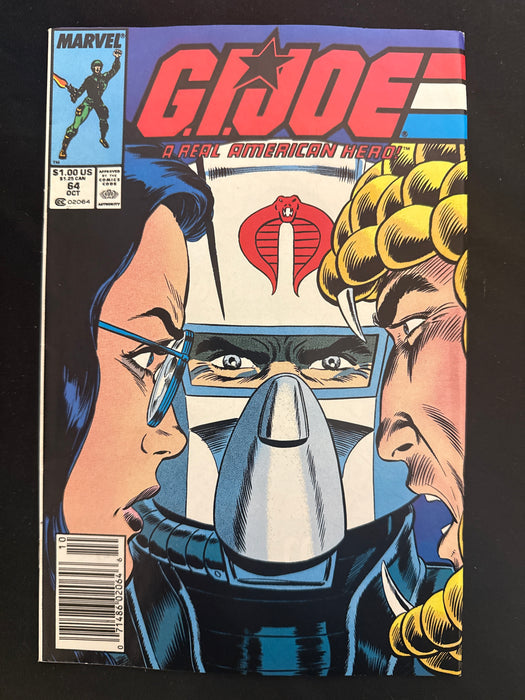 G.I. Joe, a Real American Hero # 64 Newsstand FN/VF (7.0)