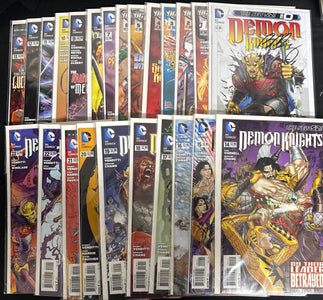 Demon Knights # 0,1-23  NM+ (9.6) Signed