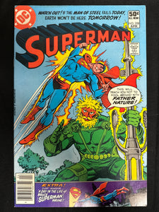 Superman #358  Newsstand VF- (7.5)