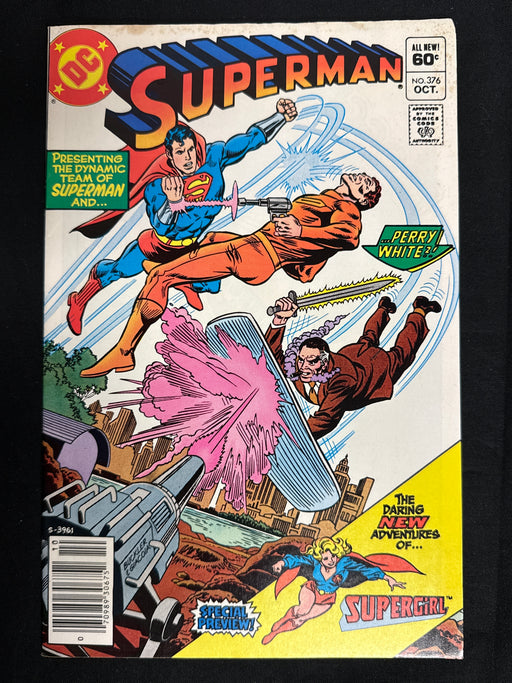 Superman #376  Newsstand Vol. 44 VG (4.0)