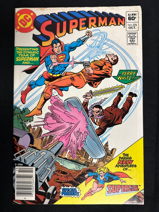 Superman #376  Newsstand Vol. 44 VG (4.0)