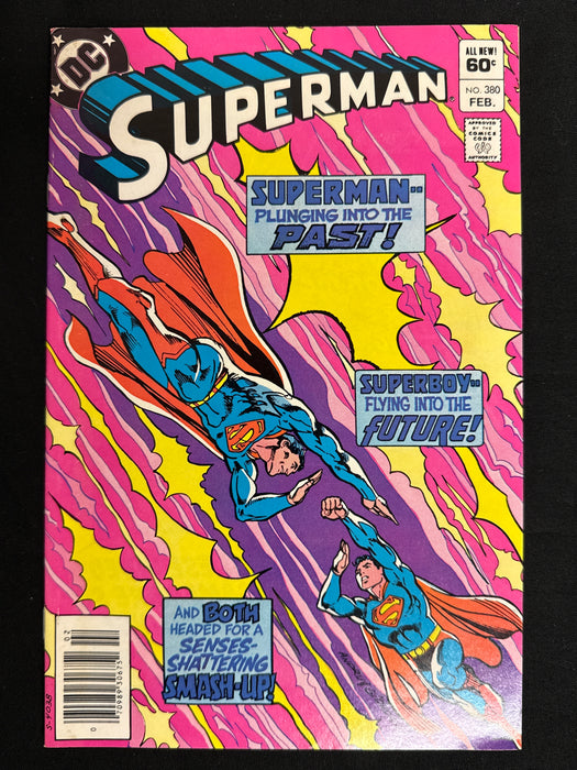 Superman #380  Newsstand Vol. 45 VF- (7.5)