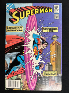 Superman #381  Newsstand Vol. 45 FN- (5.5)