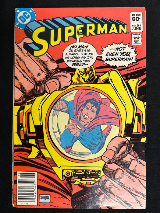 Superman #384  Newsstand Vol. 45 GD+ (2.5)