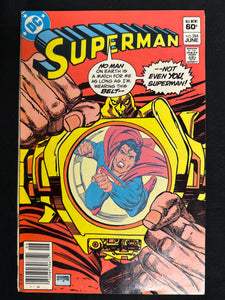 Superman #384  Newsstand Vol. 45 GD+ (2.5)