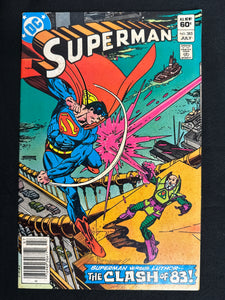 Superman #385  Newsstand Vol. 45 VG (4.0)