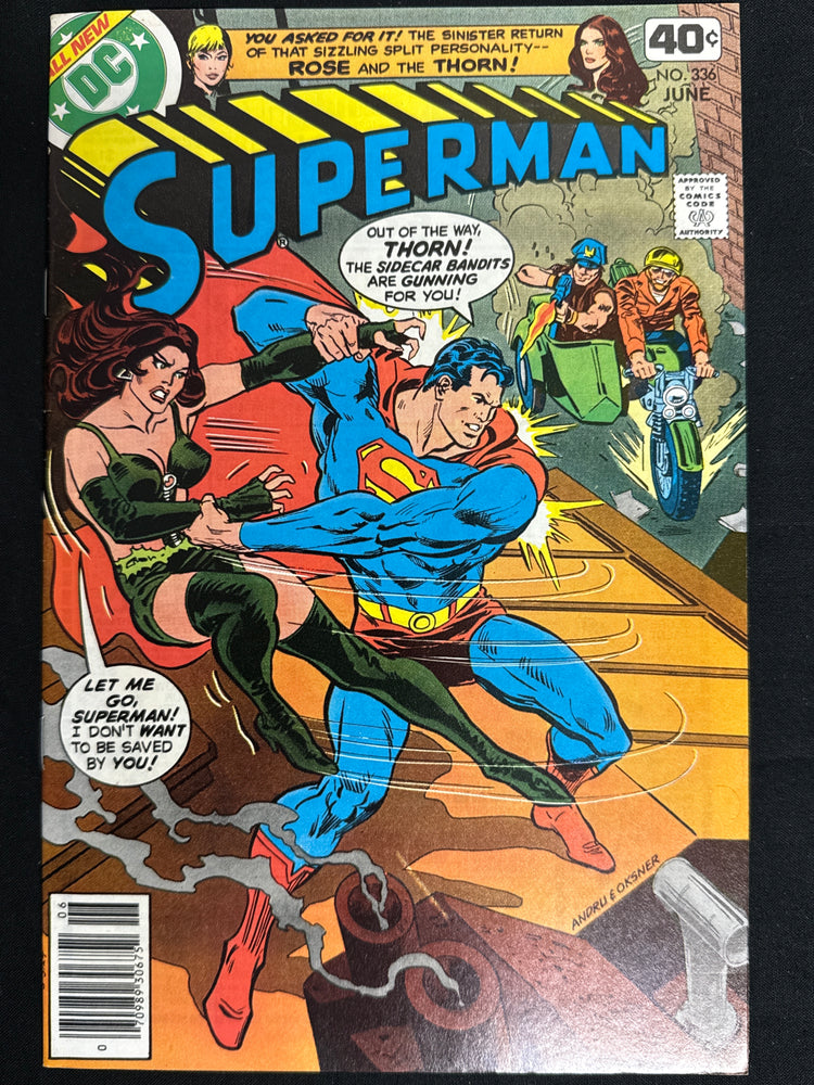 Superman #336  Newsstand Vol. 41 FN/VF (7.0)