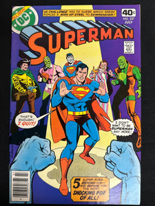 Superman #337  Newsstand Vol. 41 FN/VF (7.0)