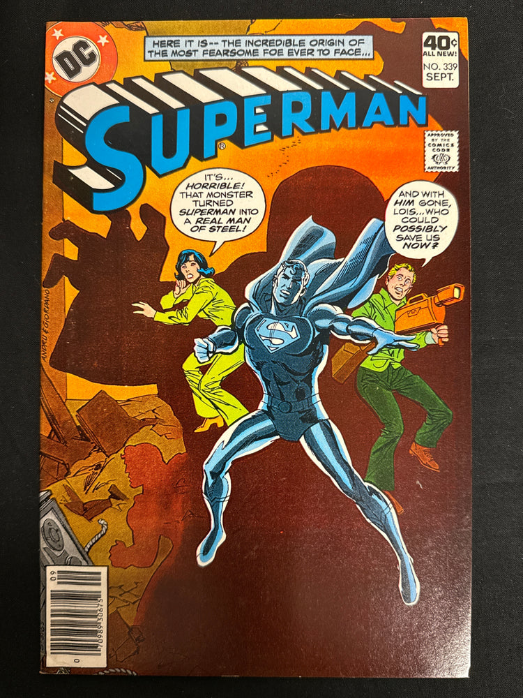 Superman #339  Newsstand Vol. 41 VF (8.0)