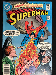 Superman #346  Newsstand Vol. 42 VF (8.0)