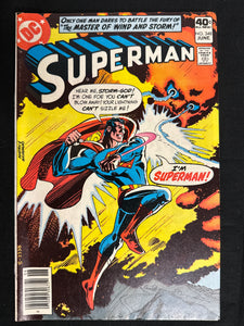 Superman #348  Newsstand Vol. 42 FN/VF (7.0)