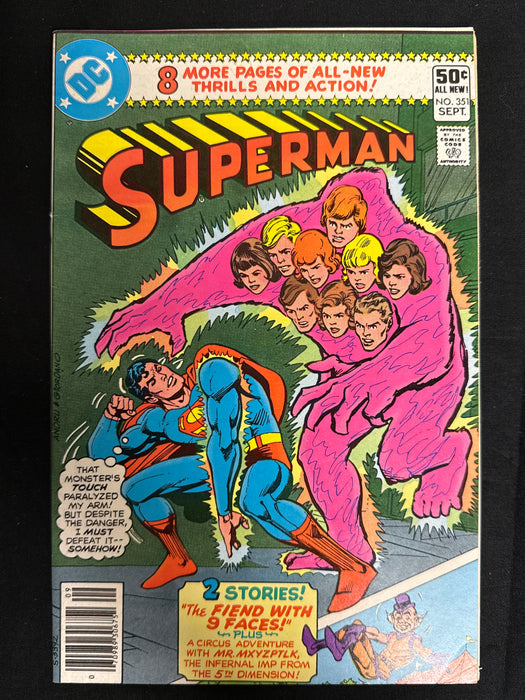 Superman #351  Newsstand Vol. 42 FN/VF (7.0)