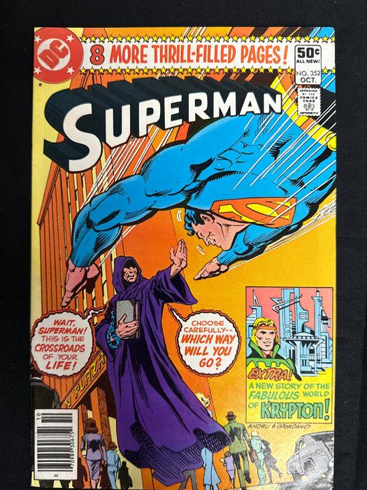 Superman #352  Newsstand Vol. 42 FN/VF (7.0)