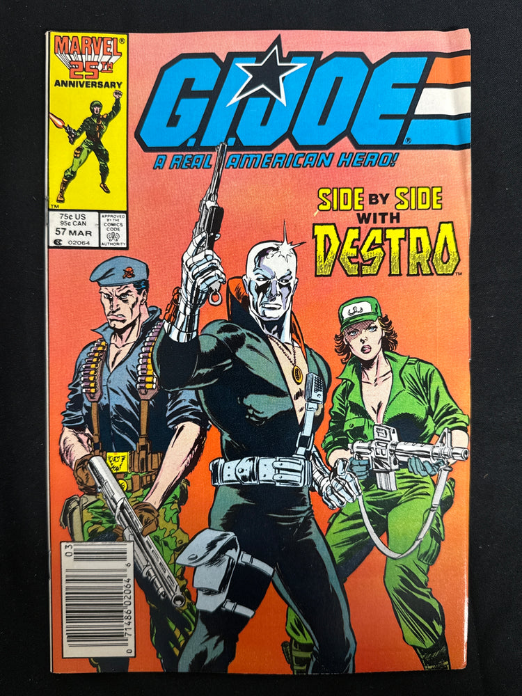G.I. Joe, a Real American Hero # 57 Newsstand FN/VF (7.0)
