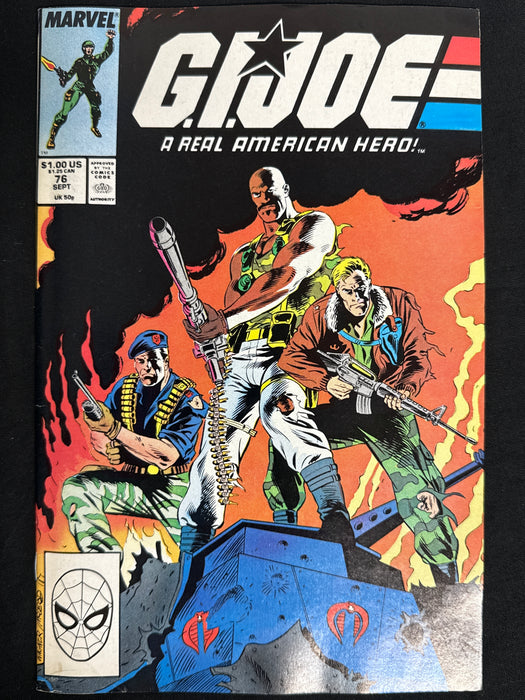 G.I. Joe, a Real American Hero # 76 VF- (7.5)