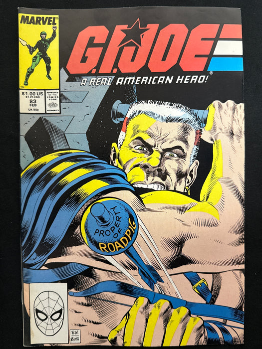 G.I. Joe, a Real American Hero # 83 FN- (5.5)