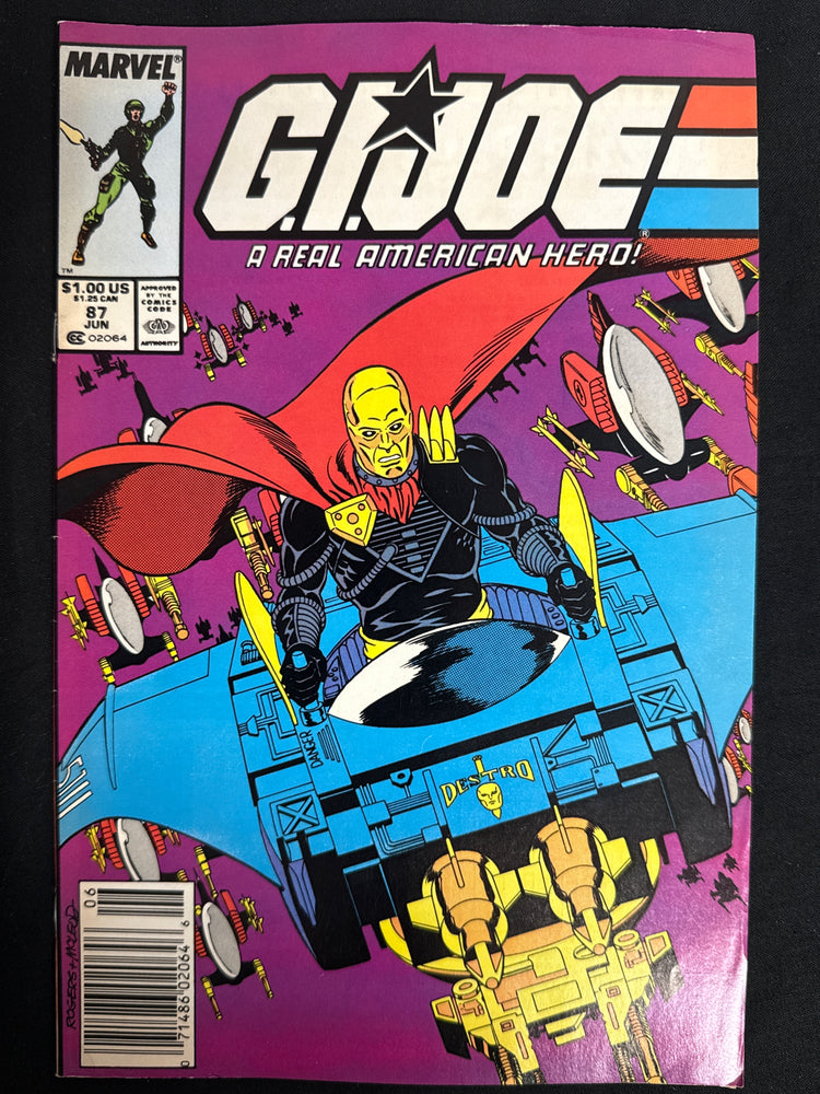 G.I. Joe, a Real American Hero # 87 Newsstand VG/FN (5.0)