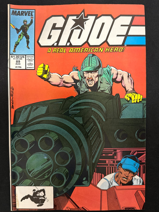 G.I. Joe, a Real American Hero # 89 VG+ (4.5)