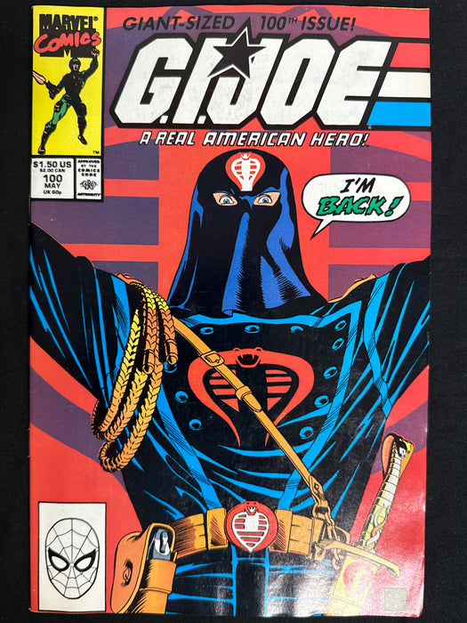 G.I. Joe, a Real American Hero #100  VF+ (8.5)