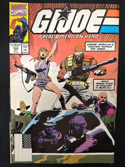 G.I. Joe, a Real American Hero #105  FN/VF (7.0)